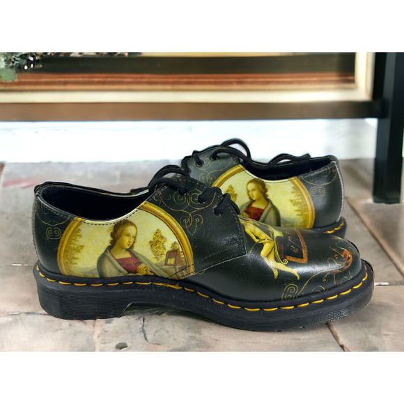 Dr. Martens Shoes - Dr. Martens DI PAOLO 1461 Shoes HTF RARE Museum Collection Art Oxfords *Flaw*